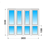 французское Остекление лоджии