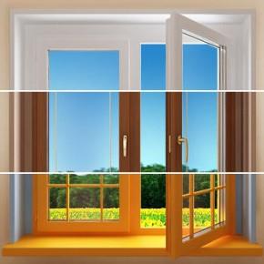 ламинированные окна