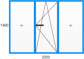 купить трехстворчатое окно стеко-с запорожье